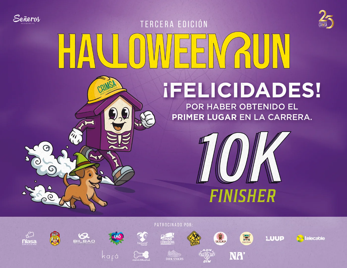 Reconocimiento 1.er lugar 10K
