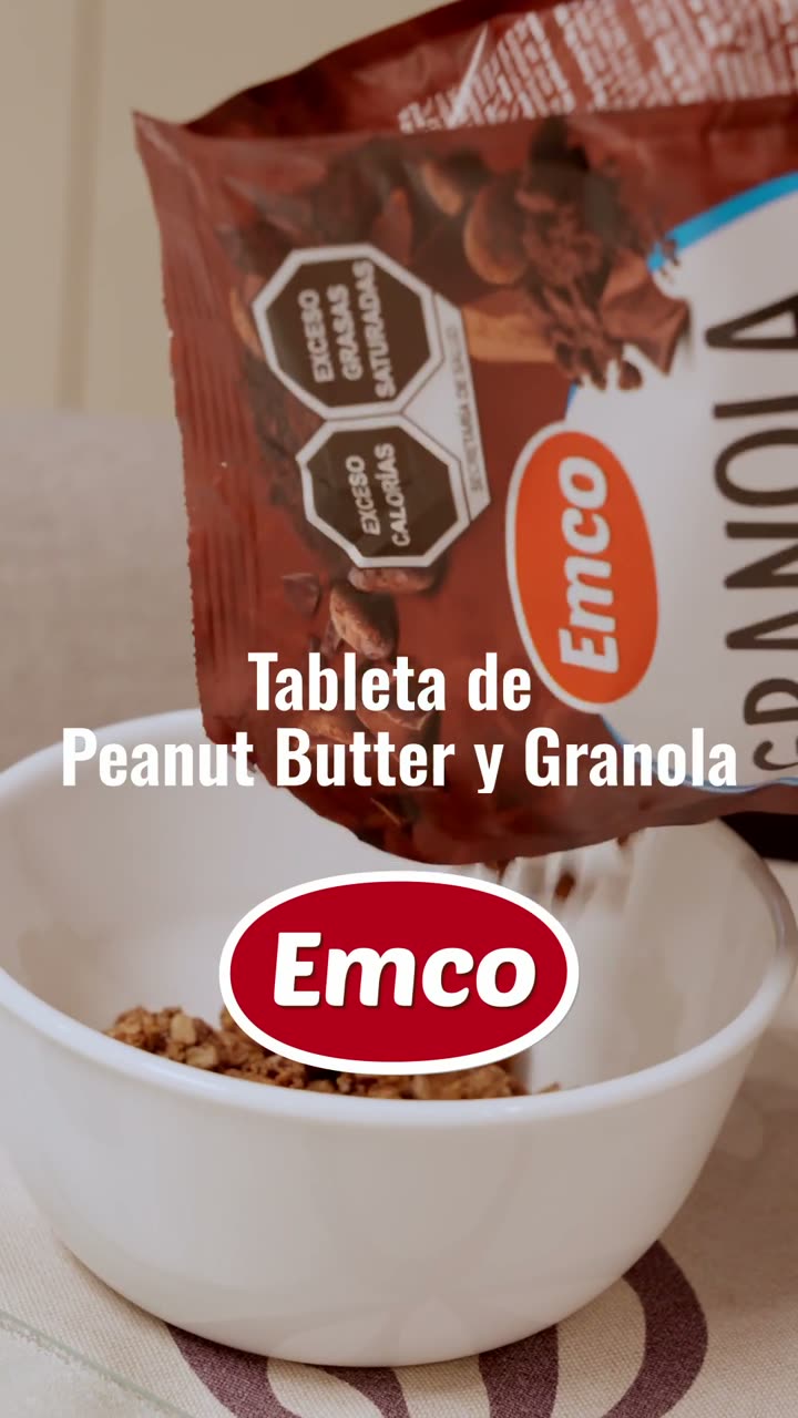 EMCO México — Tableta de peanut butter